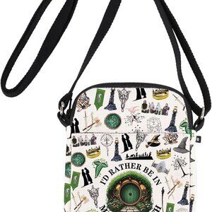 Waterproof Canvas Crossbody Bag with Adjustable Strap for Movie Fans